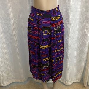 Vintage retro skirt with pockets